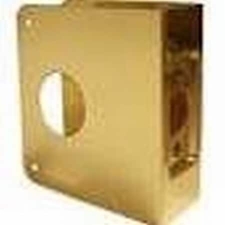Don-Jo Classic Wrap Around for Cylindrical Door Lock with 2-1/8" Hole with 2-3/8" Backset and 1-3/8" Door CW51PB